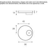 Cristalplant® round countertop washbasin Ipiales