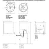 Ceramic countertop washbasin Tortosa