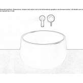 Round ceramic washbasin, countertop Brandico