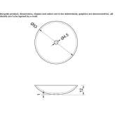 Round opal countertop washbasin Tuszyn