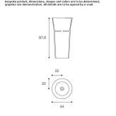 Freestanding round Ceramilux® washbasin Trabitz