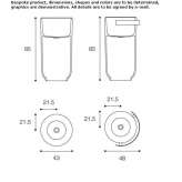 Freestanding round Cristalplant® washbasin Rijmenam