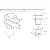 Freestanding Corian® washbasin Siegen