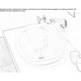 Recessed ceramic washbasin Copa