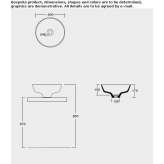 Round ceramic washbasin Hughes