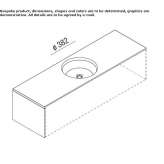 Solid Surface round undercounter washbasin Bluffton