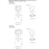 Ceramic concealed washbasin Eloy