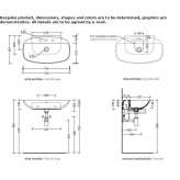 Ceramic wall washbasin with overflow Campese