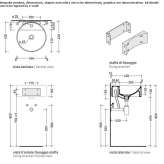 Round ceramic washbasin mounted to the wall Anapa