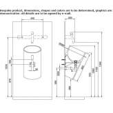 Cristalplant® round wall washbasin Aloha