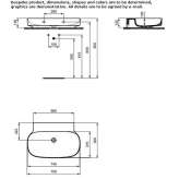 Diamatec® single oval washbasin Dolores