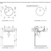 Recessed ceramic washbasin Anapa