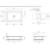 Ceramic countertop washbasin Blanzi