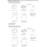 Ceramic washbasin mounted to the wall Eloy