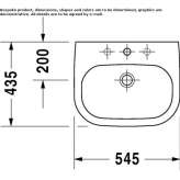 Recessed ceramic washbasin Telica