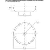 Round ceramic washbasin Perovo