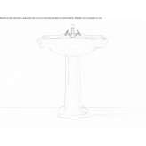Ceramic washbasin Borrenes
