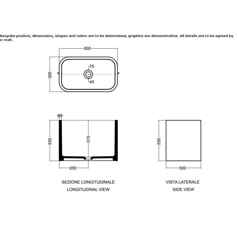 Umywalka ceramiczna prostokątna nablatowa Turzovka