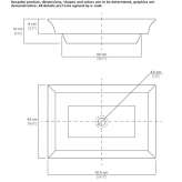 Rectangular washbasin Ladon