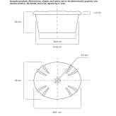 Semi-recessed washbasin Officer