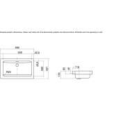 Sloping washbasin made of glazed steel Acanceh