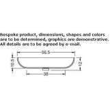 Oval, single opal countertop washbasin Saughall