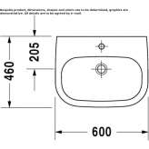 Ceramic washbasin Telica