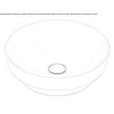 Round ceramic washbasin Irondale