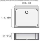 Rectangular washbasin made of stone Topsham