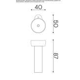 Livingtec® washbasin on a round pedestal Generac