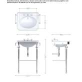 Console washbasin Azua