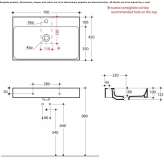 Countertop/wall-mounted porcelain washbasin Ulus