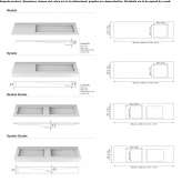 Rectangular Solid Surface wall washbasin Balerna