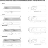 Pojedyncza umywalka ścienna typu Solid Surface Krempna