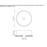 Umywalka nablatowa okrągła Solid Surface Solanas