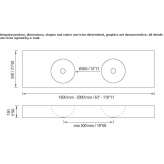 Solid Surface double round washbasin Seboruco