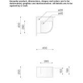 Pietraluce® corner wall washbasin Sarajevo