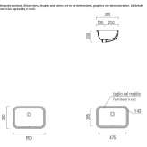 Concealed washbasin Riebini