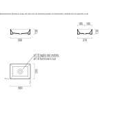 Ceramic countertop washbasin, rectangular, single Woumen