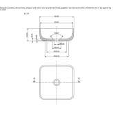 3D printed quartz sand washbasin Bimenes