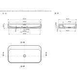 Countertop washbasin made of quartz sand, printed in 3D Jerte