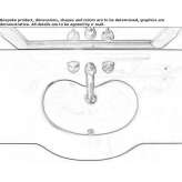 Ceramic concealed washbasin Arcisate