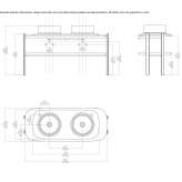 Console double sink Sabbia