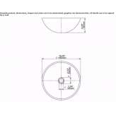 Corian® round countertop washbasin Liberal