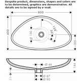 Countertop washbasin Duras