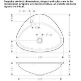 Countertop washbasin Duras