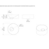 Umywalka nablatowa okrągła z kamienia naturalnego Prostki