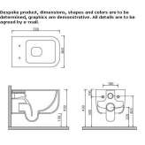 Solid Surface wall-hung toilet Cabrils