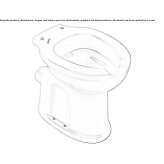 Porcelain toilet for disabled people Heppner