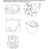 Ceramic toilet Fristad